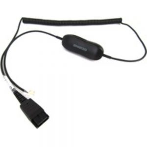 Jabra GN1218 AC 2M ATTENUATION CORD - Quick Disconnect/RJ-9 for Phone