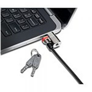 Kensington K67974WW ClickSafe Keyed Lock for Dell Laptops and Tablets - Silver - Carbon Steel - For Notebook / Tablet