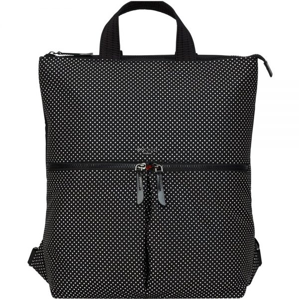 Knomo REYKJAVIK Carrying Case (Backpack/Tote) for 15 Notebook - Black Reflective - Polyester
