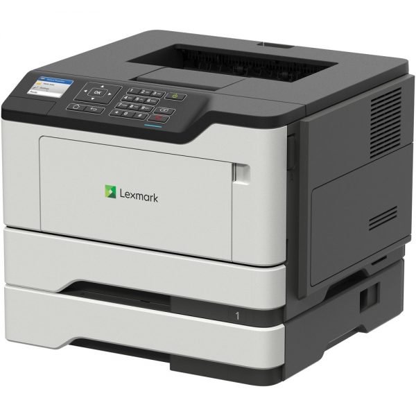 Lexmark MS521dn Laser Printer - Monochrome - 46 ppm Mono - 1200 x 1200 dpi Print - Automatic Duplex Print - 350 Sheets Input
