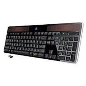 Logitech 920-002912 K750 Wireless Solar Keyboard - 2.4 GHz - USB - Black
