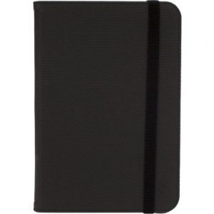 M-Edge Folio Plus Pro Keyboard/Cover Case (Folio) for 7 to 8 iPad mini - Black - Microfiber Leather - 7.8 Height x 5 Width