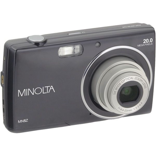 Minolta MN5Z-BK 20.0-Megapixel MN5Z HD Digital Camera with 5x Zoom (Black)
