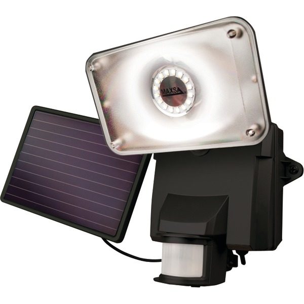 MAXSA Innovations 44641 Motion-Activated Solar LED Security Flood Light