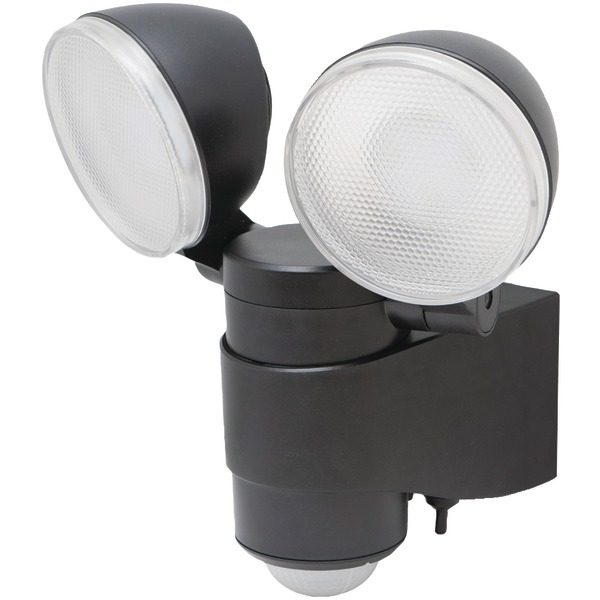 MAXSA Innovations 43218 Battery-Powered Motion-Activated Dual-Head LED Security Spotlight