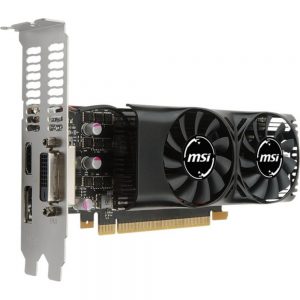 MSI GTX 1050 Ti 4GT LP GeForce GTX 1050 Ti Graphic Card - 4 GB GDDR5 - Low-profile - 1.29 GHz Core - 128 bit Bus Width - DisplayPort - HDMI - DVI
