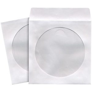 Maxell 190133 - CD402 CD/DVD Storage Sleeves (100 pk; White)