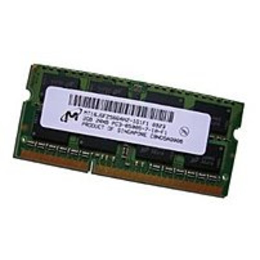 Micron MT16JSF25664HZ-1G1F1 2 GB Memory Module - PC3-8500 2Rx8 - 1066 MHz - SO DDR3 Micron MT16JSF25664HZ-1G1F1 2 GB Memory Module - PC3-8500 2Rx8 - 1066 MHz - SO DDR3