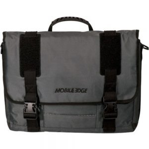 Mobile Edge Carrying Case (Messenger) for 17.3 Notebook - Graphite - Shoulder Strap - 13 Height x 17.5 Width x 4.3 Depth