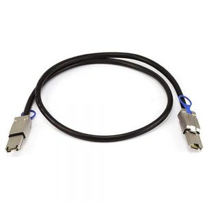 Monoprice 844660081845 1 Meter External Cable - Mini SAS 26-Pin SFF-8088 Male - Mini SAS 26-Pin SFF-8088 Male - Black