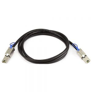 Monoprice 844660081852 2 Meter External Cable - Mini SAS 26-Pin SFF-8088 Male - Mini SAS 26-Pin SFF-8088 Male - Black