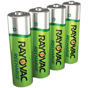 RAYOVAC LD715-4OPB Ready-to-Use NiMH Rechargeable Batteries (AA; 1