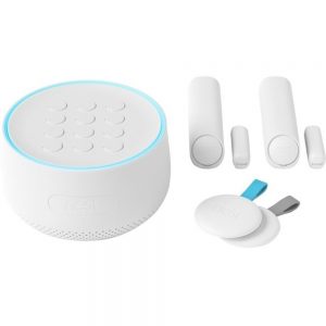 Nest Secure Alarm System Starter Pack - Nest Guard - 2 Nest Detect Sensors - 2 Nest Tags - White