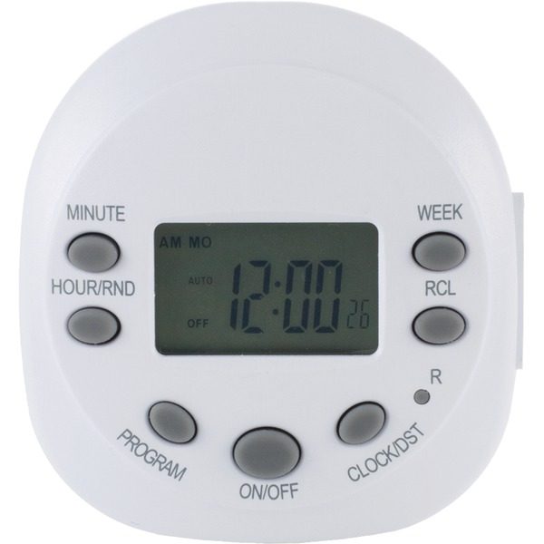 GE 15154 Indoor Plug-in 7-Day Programmable Digital Timer