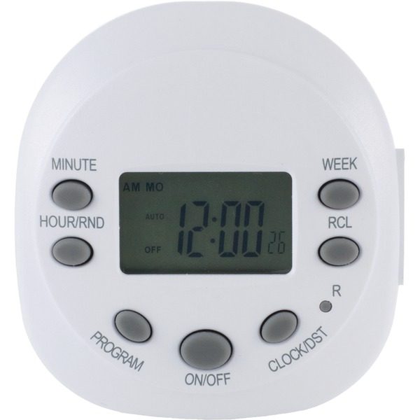 GE 15150 Indoor Plug-in 7-Day Digital Timer