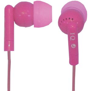 Supersonic IQ-106 PINK Porockz Stereo Earphones (Pink)