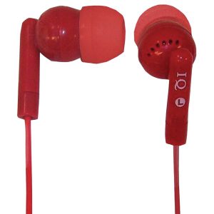 Supersonic IQ-106 RED Porockz Stereo Earphones (Red)