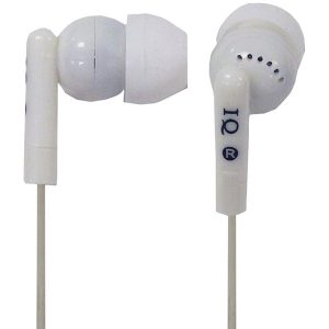 Supersonic IQ-106 WHITE Porockz Stereo Earphones (White)