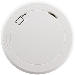 First Alert 1039852 Slim Photoelectric Smoke Alarm with 10-Year Battery