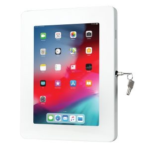 CTA Digital PAD-PARAWW Premium Locking Wall Mount for Tablets (White)