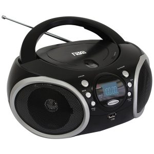 Naxa NPB-276 Portable MP3/CD Player with AM/FM Analog Radio & USB Input