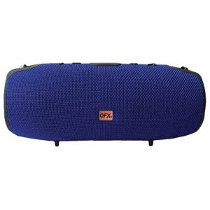 QFX BT-220 Blue Portable Rechargeable Bluetooth Speaker (Blue)