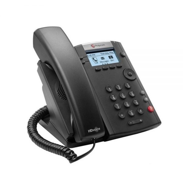 Polycom VVX 201 Two-Line PoE Corded Business Media Phone 2200-40450-019