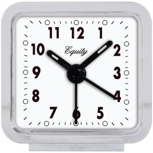Equity by La Crosse 21038 Clear Quartz Alarm Clock