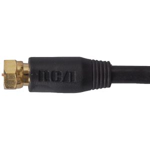 RCA VHB655R RG6 Coaxial Cable (50ft; Black)