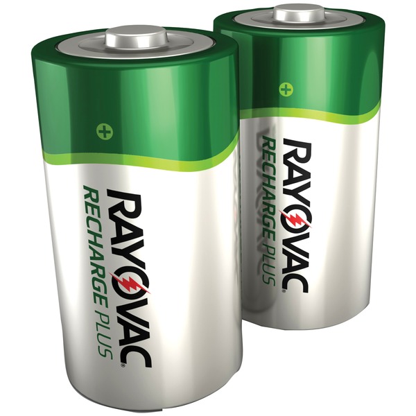 RAYOVAC PL713-2 GENB Ready-to-Use NiMH Rechargeable Batteries (D; 2 pk; 3 RAYOVAC PL713-2 GENB Ready-to-Use NiMH Rechargeable Batteries (D; 2 pk; 3