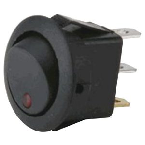 Install Bay IBRRSR On/off 20-Amp Round Rocker LED Switches without Leads