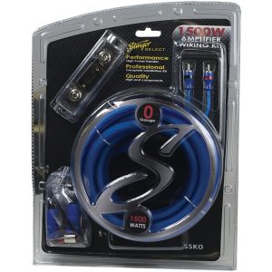 Stinger SSK0 Select Series Wiring Kit with Ultra-Flexible Copper-Clad Aluminum Cables (0 Gauge)