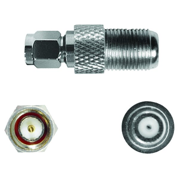 Wilson Electronics 971165 SMA-Male to F-Female Connector