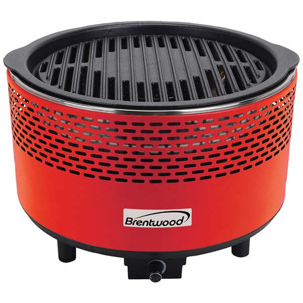 Brentwood Appliances BBF-21R Round Nonstick Smokeless Portable BBQ Brentwood Appliances BBF-21R Round Nonstick Smokeless Portable BBQ