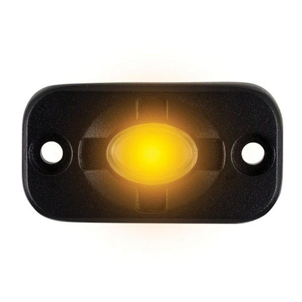 Heise LED Lighting Systems HE-TL1A 1.5-Inch x 3-Inch Aux Lighting Pod (Amber)