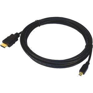 Steren 517-426BK Micro HDMI A-D (Std-Micro) High Speed with Ethernet Cable (6 Feet)