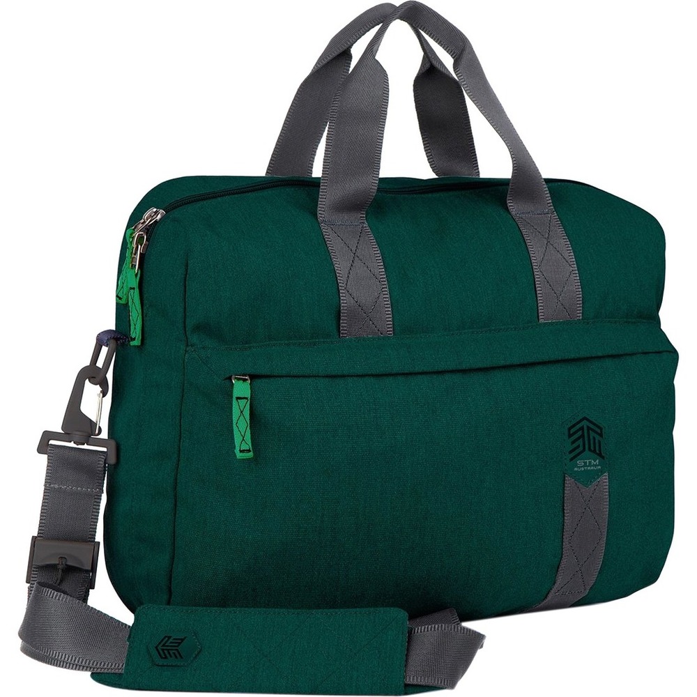 STM Goods Judge Messenger Bag - Fits Up To 15 Laptop - Botanical Green - Impact Resistant Interior - Polyester STM Goods Judge Messenger Bag - Fits Up To 15 Laptop - Botanical Green - Impact Resistant Interior - Polyester