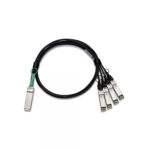 SUN Compatible X2125A-5M-N 40G QSFP+ To 4xSFP+ 5m Breakout Twinax Cable