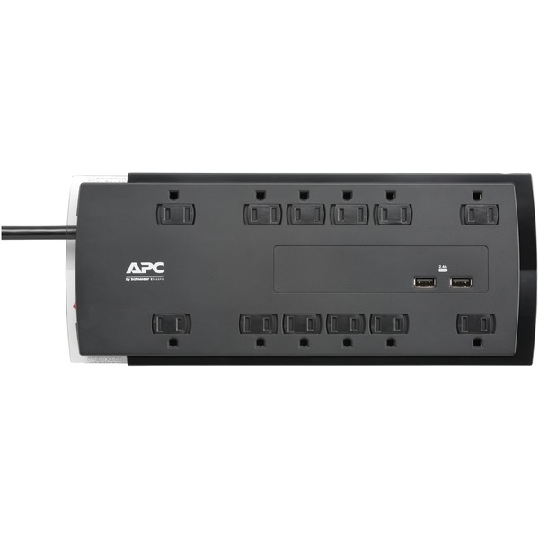 APC P12U2 12-Outlet SurgeArrest Performance Series Surge Protector with 2 USB Ports APC P12U2 12-Outlet SurgeArrest Performance Series Surge Protector with 2 USB Ports