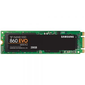 Samsung 860 EVO 250 GB Solid State Drive - SATA (SATA/600) - Internal - M.2 2280 - 550 MB/s Maximum Read Transfer Rate - 520 MB/s Maximum Write Transfer Rate