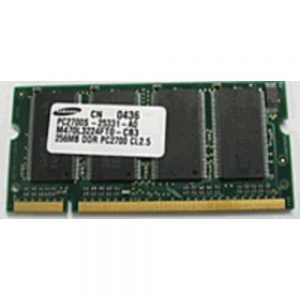 Samsung M470L3224FT0-CB3 256 MB Laptop Memory - DDR SDRAM - 333 MHz PC2700 - 200-pin SODIMM - CL2.5