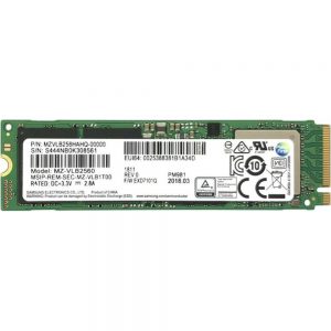 Samsung MZVLB256HAHQ000 256 GB Solid State Drive - M.2 PCIe Gen3 x4 - 3000 MB/s - 130K IOPS