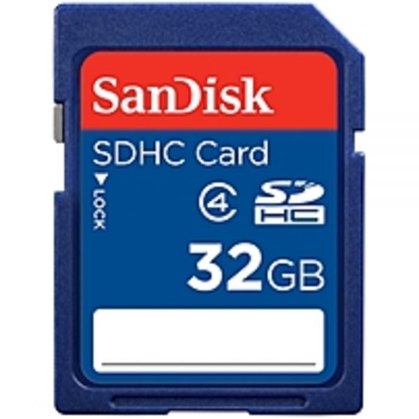 SanDisk 32 GB Secure Digital High Capacity (SDHC) - Class 4 - 1 Card