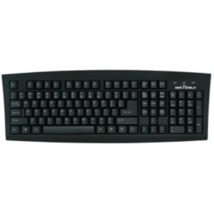 Seal Shield Silver Seal Medical Grade Keyboard - Cable Connectivity - USB Interface - 108 Key - Portuguese - Compatible with Computer (PC) - Membrane - Black