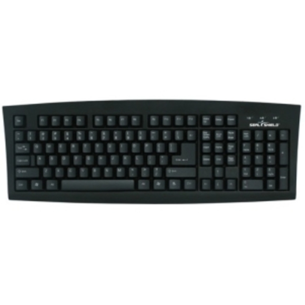 Seal Shield Silver Seal Medical Grade Keyboard - Cable Connectivity - USB Interface - 108 Key - Portuguese - Compatible with Computer (PC) - Membrane - Black Seal Shield Silver Seal Medical Grade Keyboard - Cable Connectivity - USB Interface - 108 Key - Portuguese - Compatible with Computer (PC) - Membrane - Black