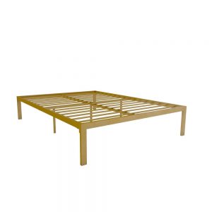 Signature Sleep 4148329 Steel Platform Full Size Bed - Gold