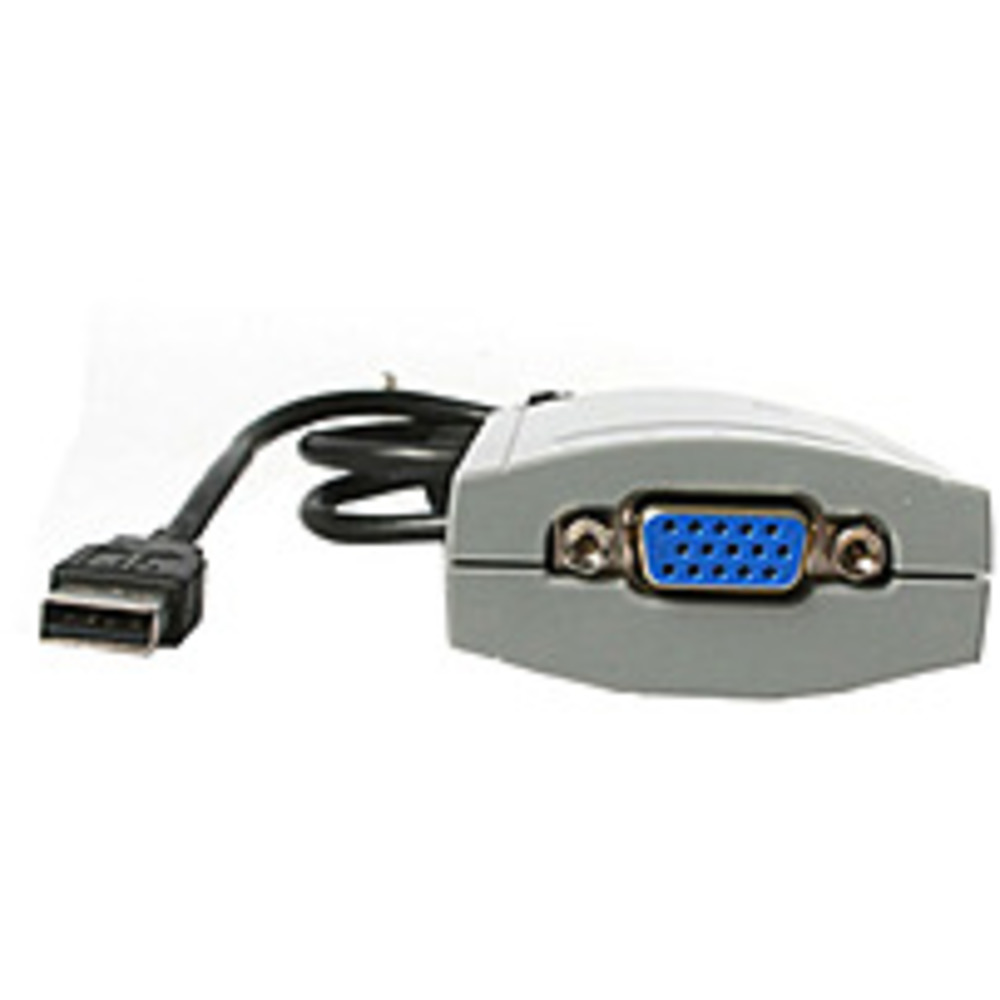 StarTech USB2VGA USB 2.0 to VGA External Dual or Multi Monitor Video Adapter - Gray StarTech USB2VGA USB 2.0 to VGA External Dual or Multi Monitor Video Adapter - Gray