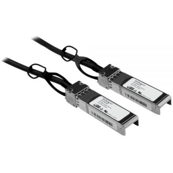 StarTech.com Cisco SFP-H10GB-CU1M Compatible SFP+ Direct-Attach Twinax Cable - 1 m (3.3 ft.) - 10 Gbps - Passive DAC Copper Cable - Twinaxial for Network Device - 1m - 1 Pack - 1 x SFF-8431 SFP+ - 1 x SFF-8431 SFP+