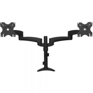 StarTech.com Dual Monitor Stand - Grommet or Desk Mount - Monitors up to 24 - VESA Monitor Stand - Double Monitor Arm - 12 to 24 Screen Support - 60.20 lb Load Capacity - Steel