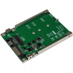 StarTech.com SAT32M225 M.2 SSD to 2.5in SATA Adapter Converter - 1 x SSD Supported